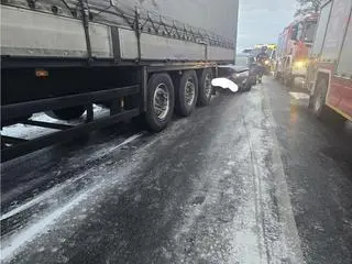 Zderzenie w miejscowości Błonie 