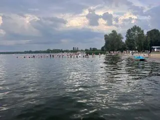 Utonął przy plaży w Nieporęcie