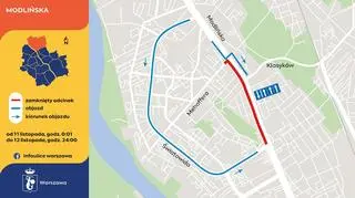 Nowy asfalt na Modlińskiej