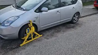 Interwencja straży miejskiej przy ulicy Iwickiej 