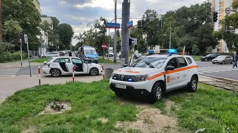 Zderzenie z udziałem tramwaju na Pradze Południe