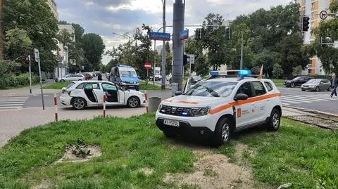 Zderzenie z udziałem tramwaju na Pradze Południe