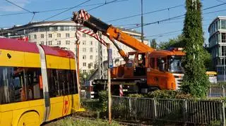 Tramwaj wykoleił się na pętli Marymont
