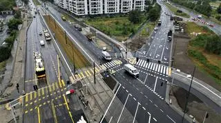 Skrzyżowanie Sobieskiego i alei Witosa