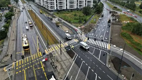 Skrzyżowanie Sobieskiego i alei Witosa