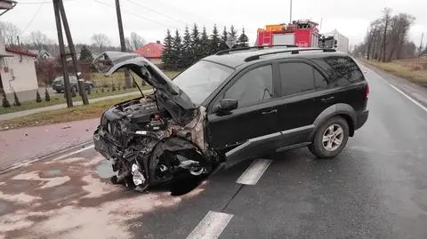 Wypadek w miejscowości Ładzyń 