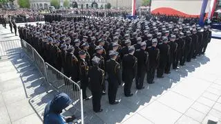 Obchody Dnia Strażaka na placu Piłsudskiego
