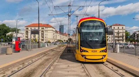 Tramwaj w alei Niepodległości