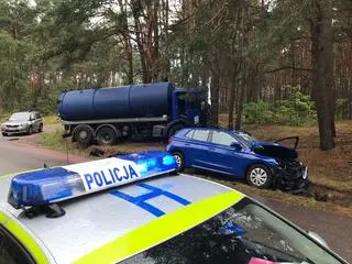 Wypadek w Niegowie