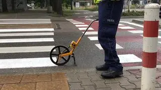 Potrącenie pieszego na Jagiellońskiej