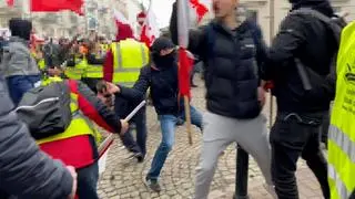 Protest rolników, policyjne nagrania