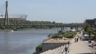 Niski stan wody w Wiśle, 12 sierpnia 2025