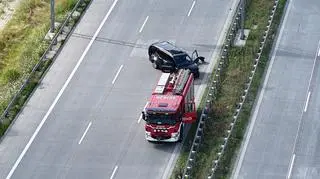 Zderzenie na trasie S17 koło Wiązowny