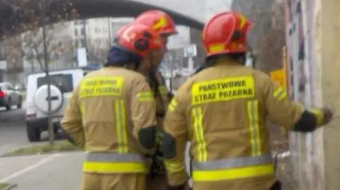 Interwencja służb na ulicy Targowej