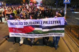 Demonstracja przed MSZ