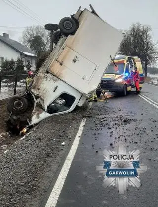 Wypadek w miejscowości Łopocianka 