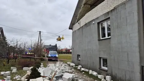 Wybuch gazu w domu pod Wyszkowem