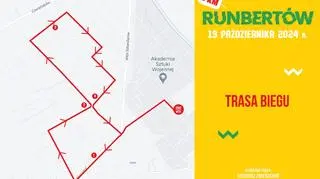 RUNbertów - trasa