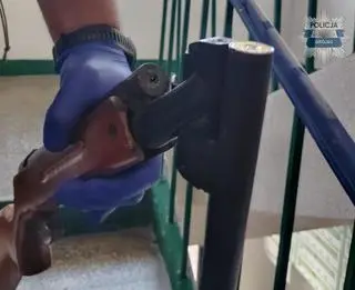 Broń zabezpieczona przez policję