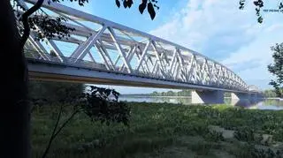Visualization of the new railway bridge in Góra Kalwaria