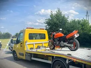 17-latek uciekał na motorze przed policją 