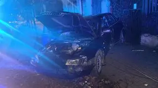 Pościg za audi zakończył się kolizją