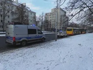 Zderzenie z udziałem autobusu miejskiego na Gagarina