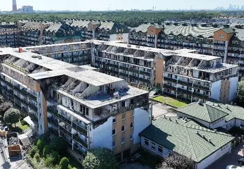 Wielki pożar w Ząbkach. Jest ekspertyza stanu bloku