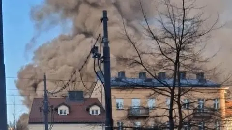 Pożar na bazarze Różyckiego