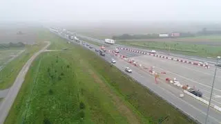 Zdarzenie na autostradzie A2