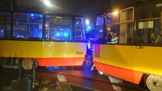 Zderzenie tramwajów na Pradze Północ