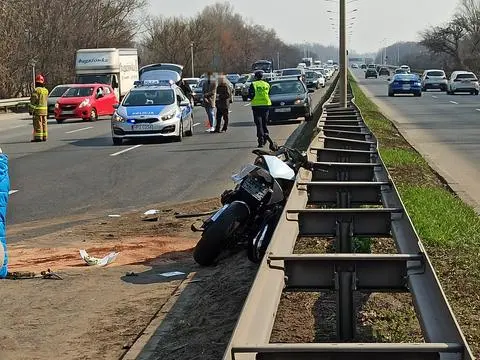 Wypadek na Wisłostradzie