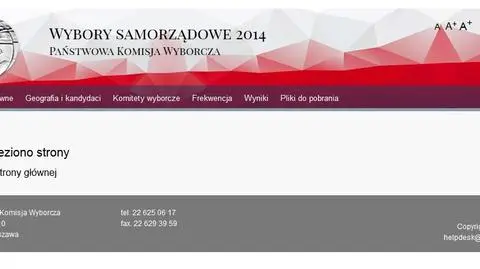 Wyniki wyborów w Warszawie: Error 404. Będą w marcu?