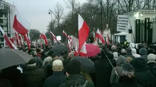 Protest przed ambasadą