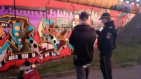 22 mkw. graffiti na Siekierkowskiej. Wandale wpadli na gorącym uczynku