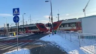 Potrącenie w Legionowie przez pociąg SKM 