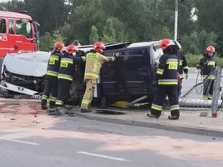 Kolizja z udziałem ambulansu do przewozu krwi