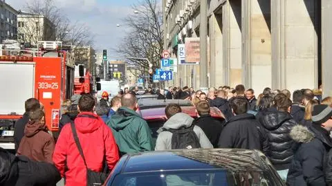 Pożar w siedzibie Polskiej Spółki Gazownictwa. Ewakuacja 