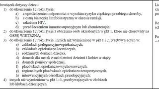 Których dzieci dotyczą szczepienia na ospę wietrzną