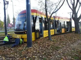 Tramwaj wykoleił się na Jagiellońskiej