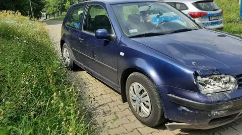 Zderzenie skutera z samochodem osobowym na Wisłostradzie 