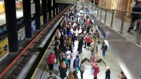 Śmiertelny wypadek na stacji Centrum 