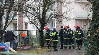 Rozszczelnienie rury gazowej przy Umińskiego