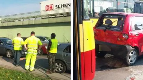 Wypadek autobusu: dwie osoby ranne