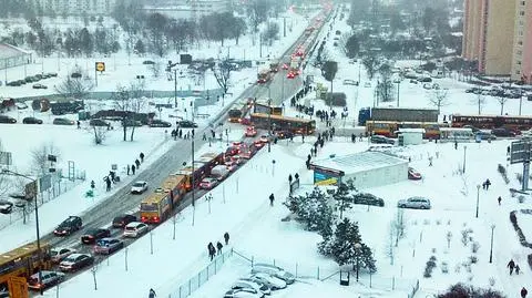 Ulice pod śniegiem