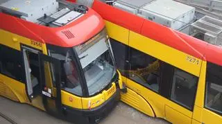 Zderzenie dwóch tramwajów 