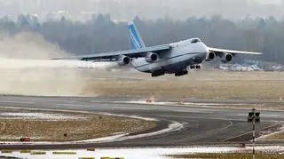 An-124 w Warszawie / fot. Lotniskoch Chopina