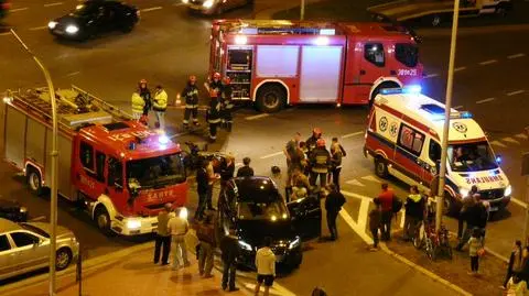 Zderzenie skutera i audi. "Jedna osoba ranna"