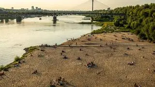 Plażowanie nad Wisłą (zdjęcie ilustracyjne)