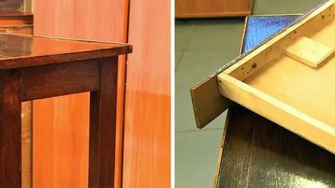 Okupacyjny stolik-skrytka trafił do muzeum